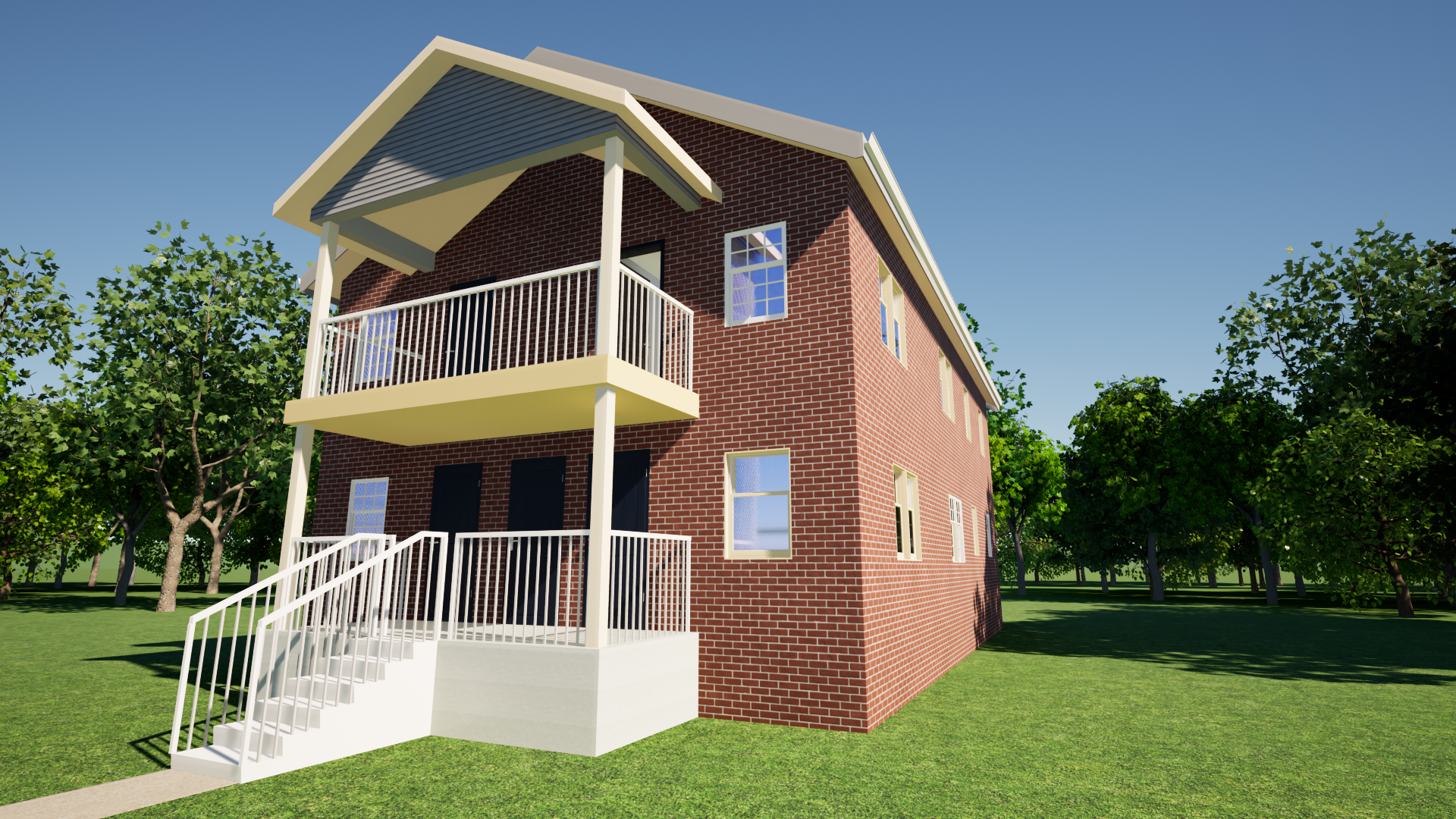 3D Rendering - Front View