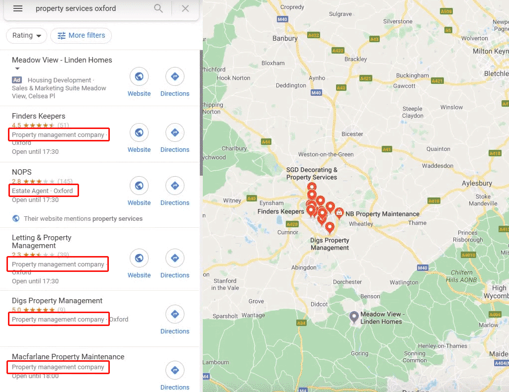 Odabir kategorija u Google Business Profilu - primarne i sekundarne kategorije