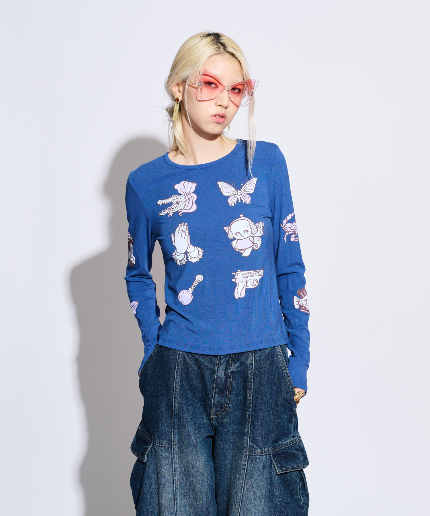 HC little treasure ロングTシャツ