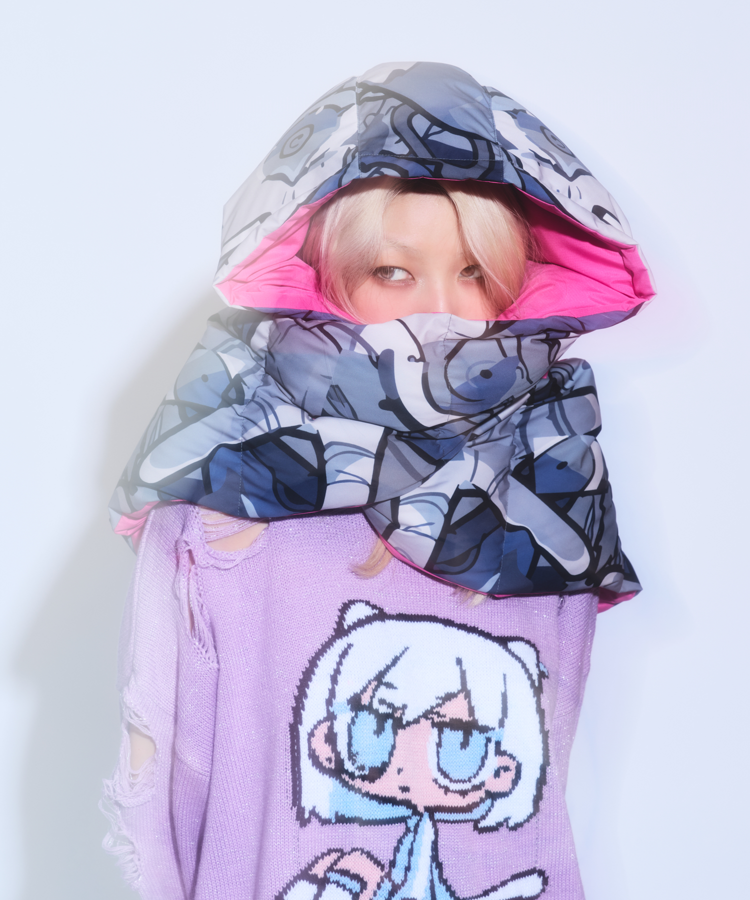 TERAアーミーフードマフラー