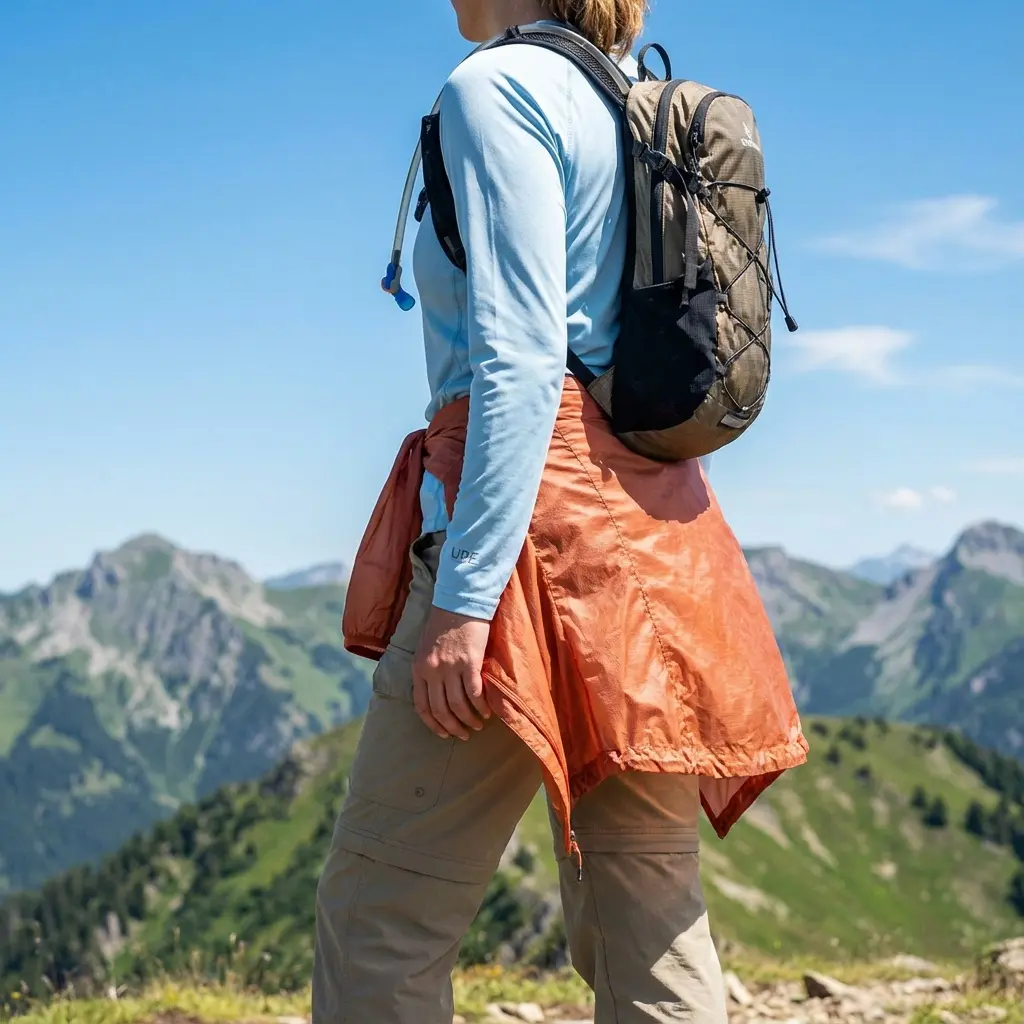 夏の登山ウェアコーディネート