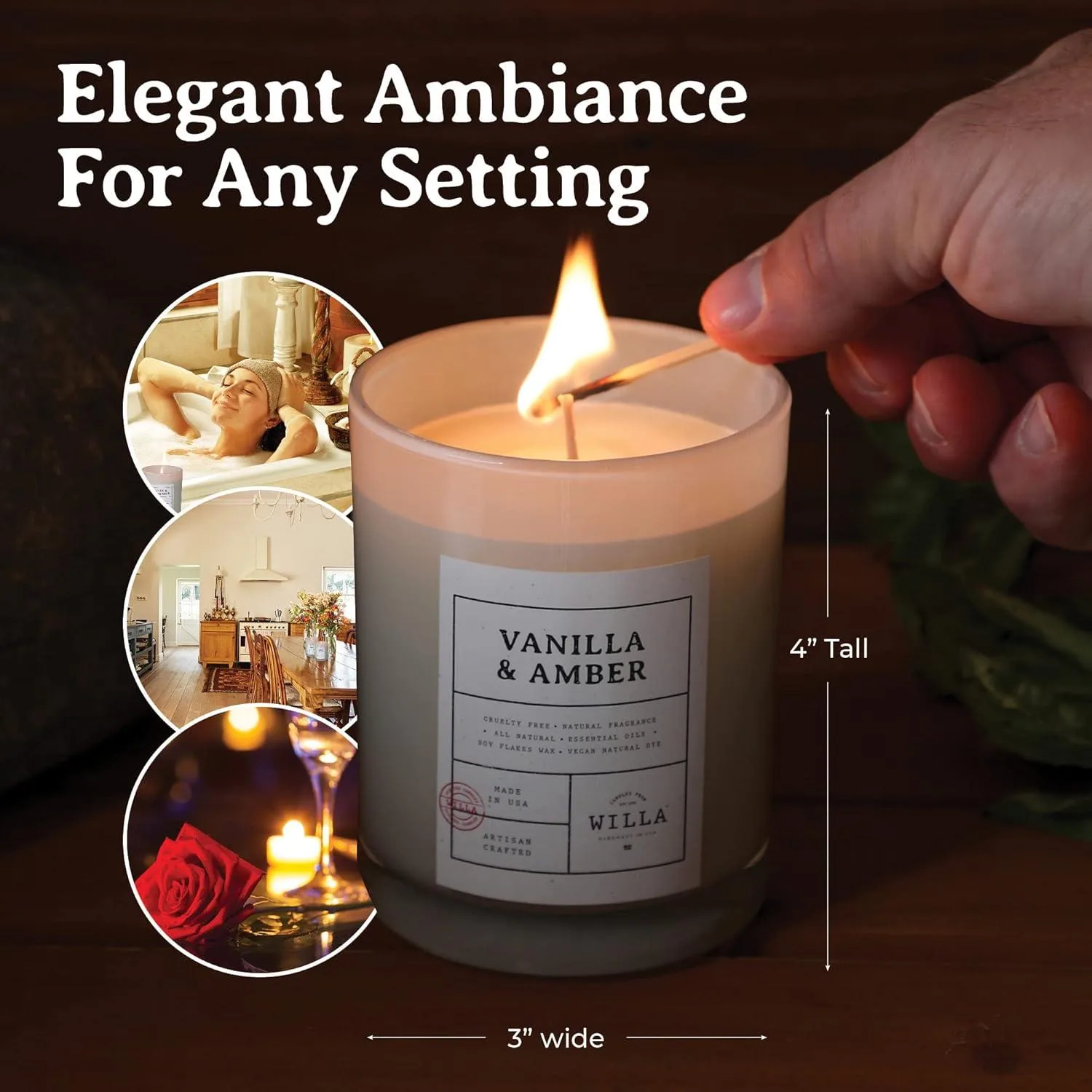 Bougie Crépuscule Ambré