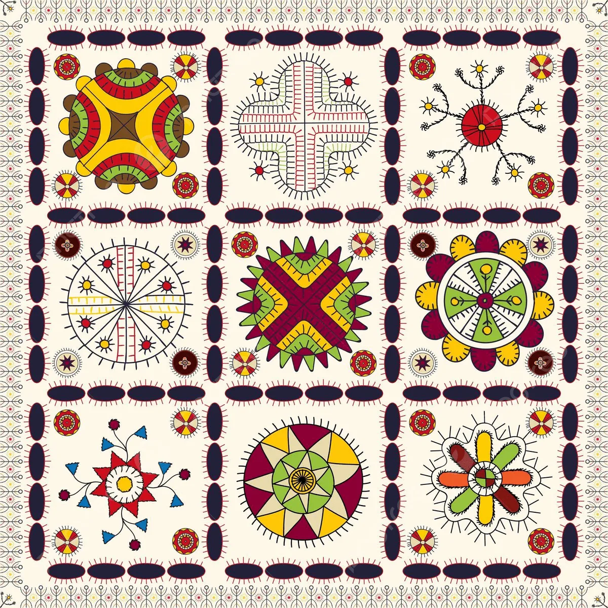 Estonian folk pattern