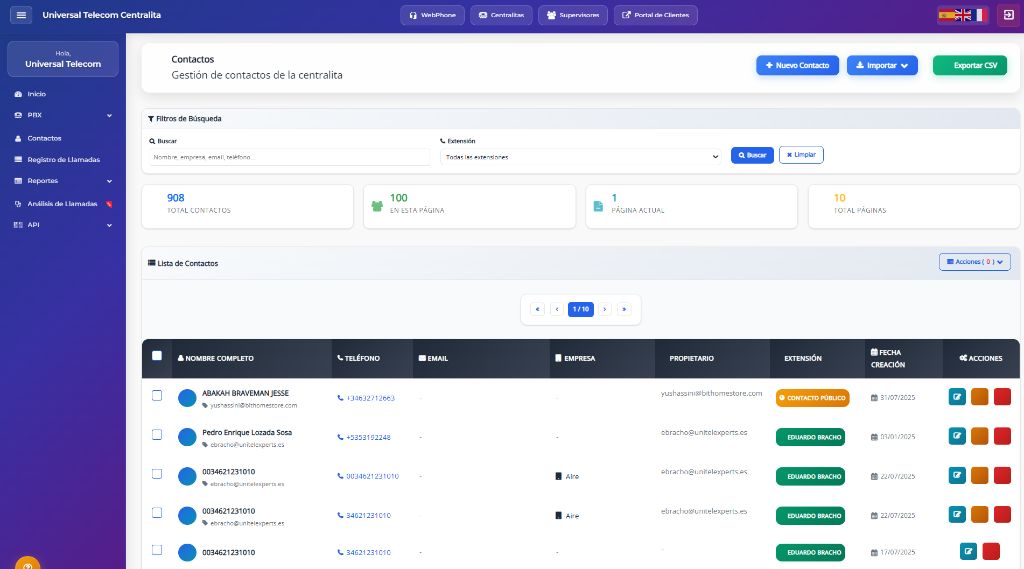 Grabación de Llamadas