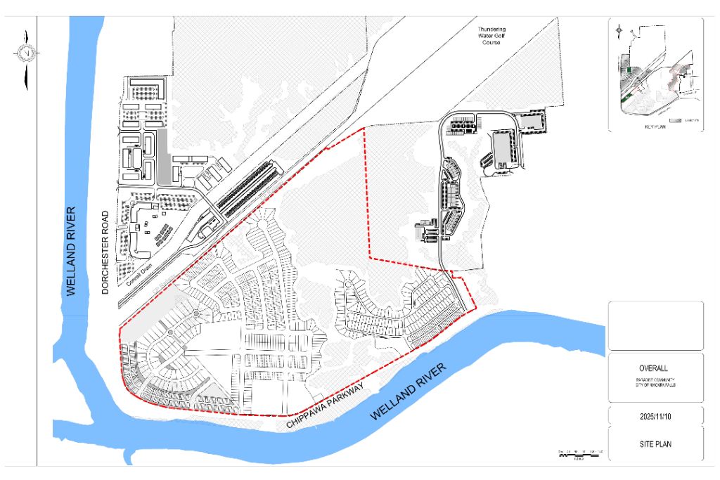 Masterplan map outlining Paradise Project phase boundaries
