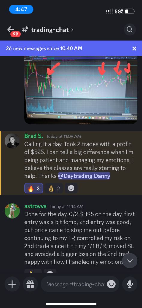 Student Trading Results