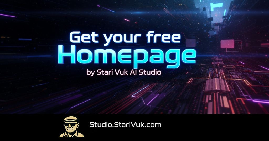 Stari Vuk AI Studio - Get your free Homepage