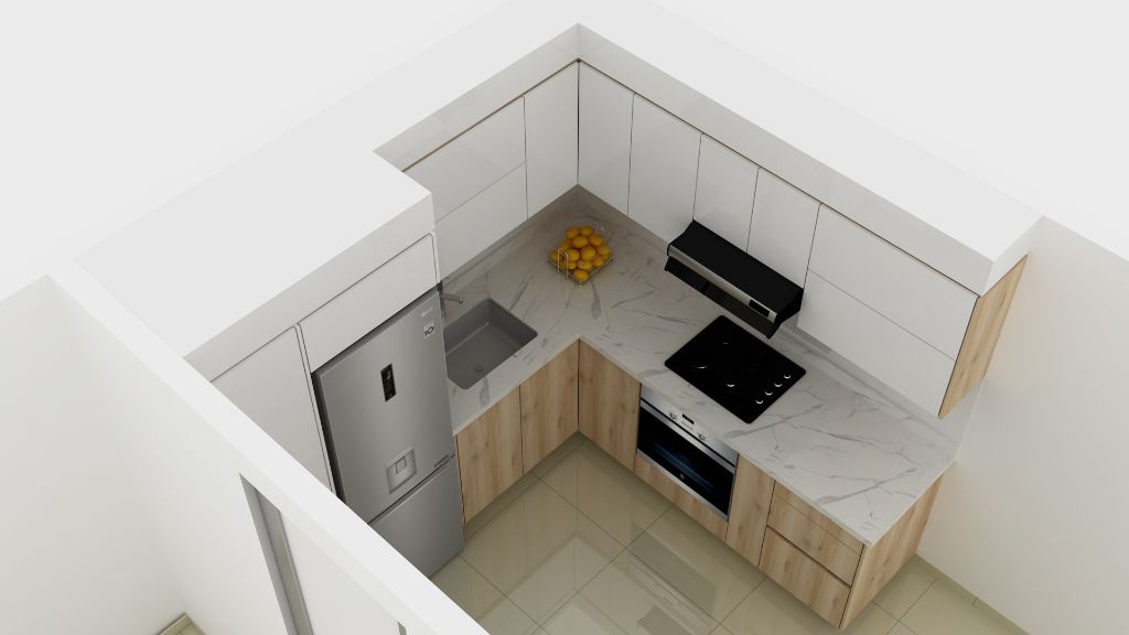 Cocina moderna instalada