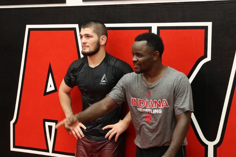 Shawn Bunch training with MMA Champion Khabib Nurmagomedov