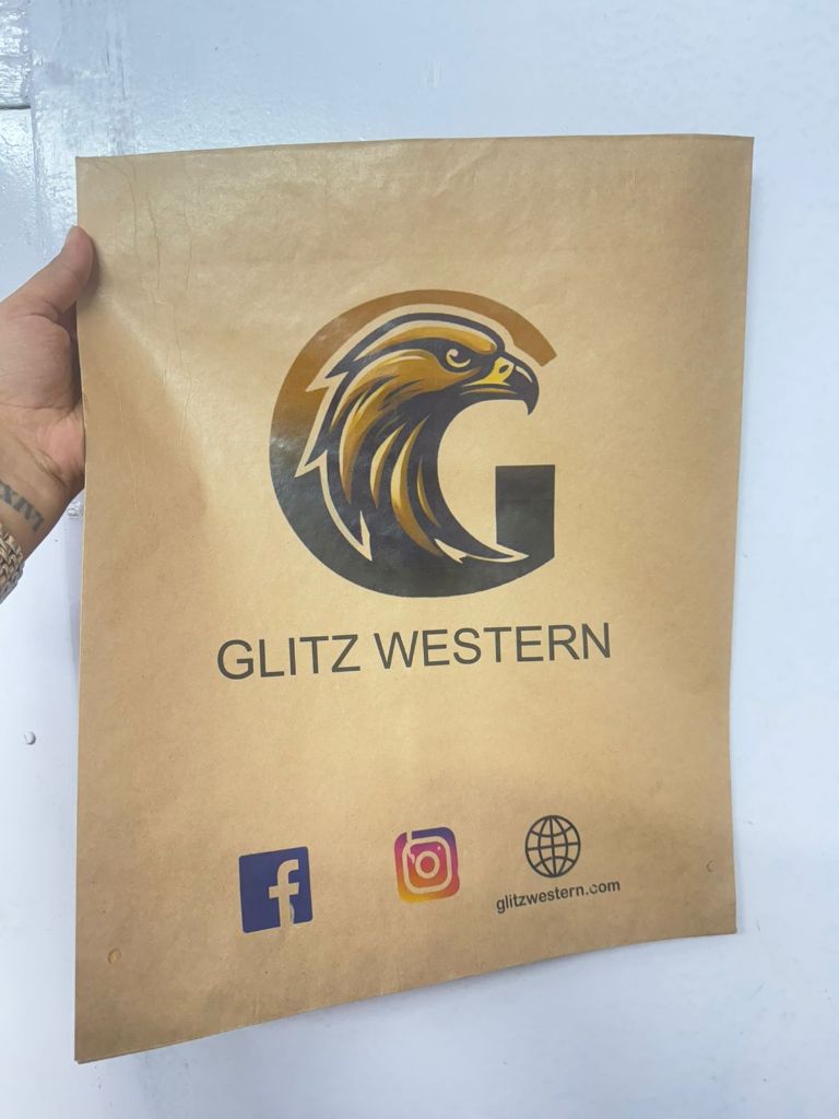 Glitz Western Brand - Eagle Logo Courier Bag