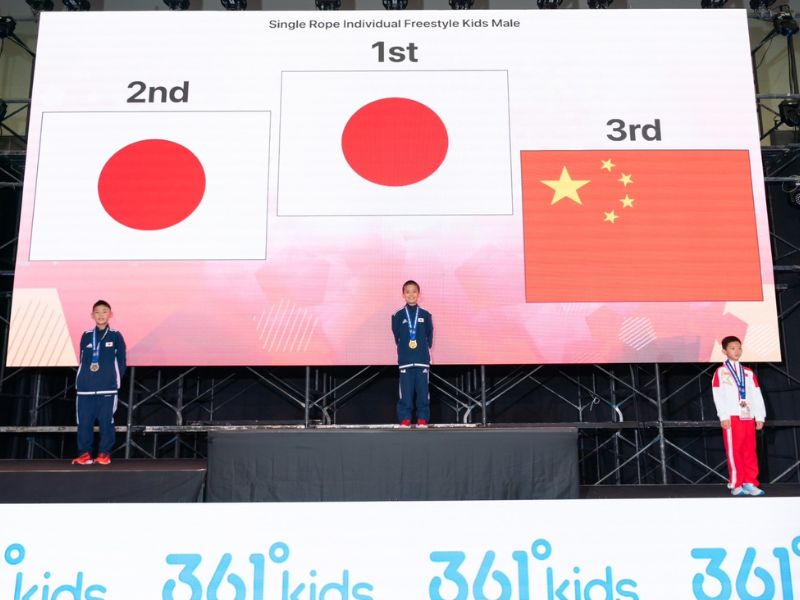 国際大会表彰台