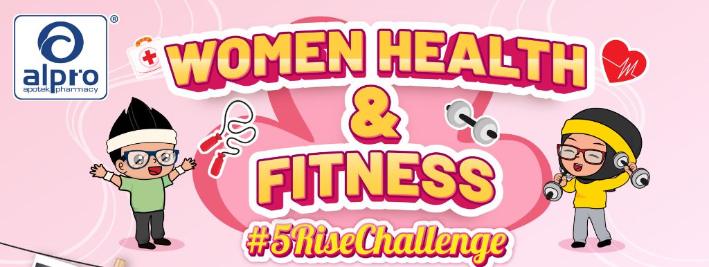 September Woman Health & Fitness Month Banner