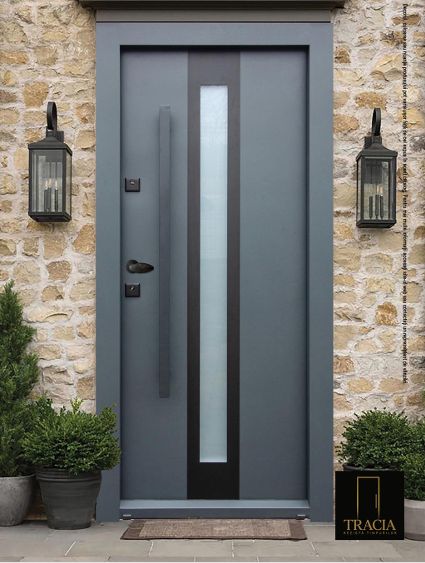 Ușă Metalică Tracia - Black Panel