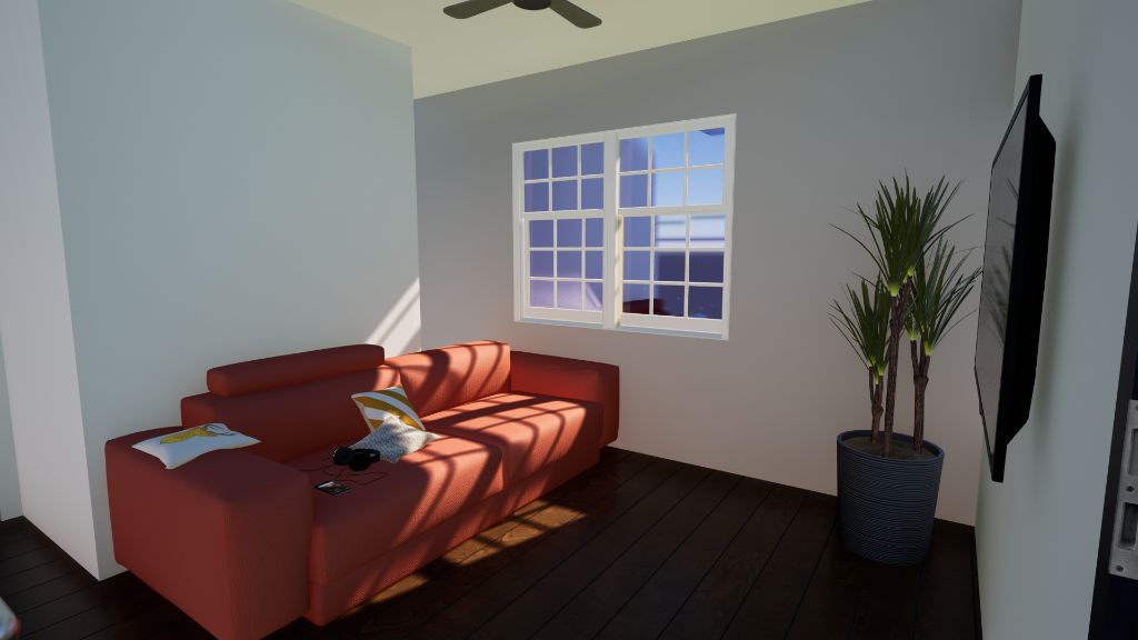 3D Render - Master Bedroom