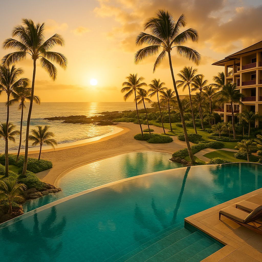 Luxury Resort Sunset