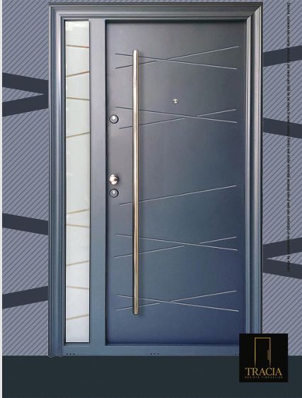 Ușă Metalică Tracia - Lateral Sticlă