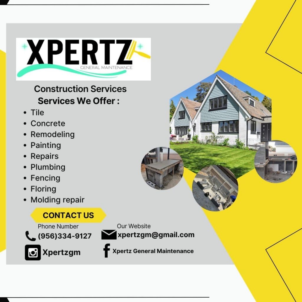 XPERTZ Construction and Remodeling Services - Servicios de Construcción y Remodelación