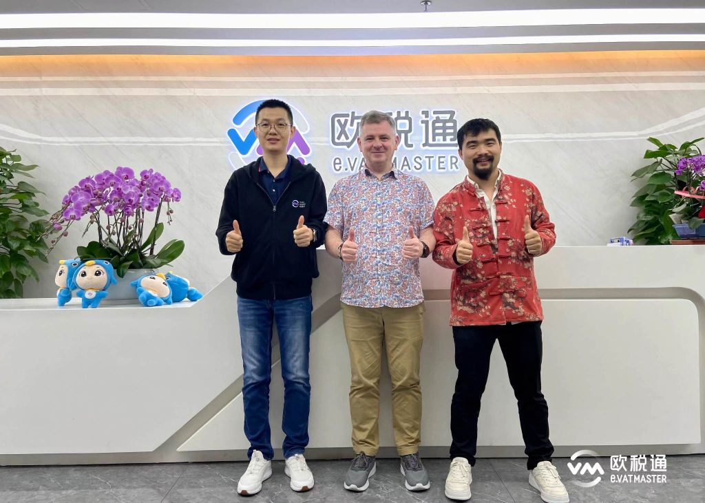 Successful business partnership meeting in China