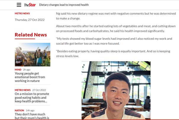 The Star采访：逆转心脏衰弱的见证