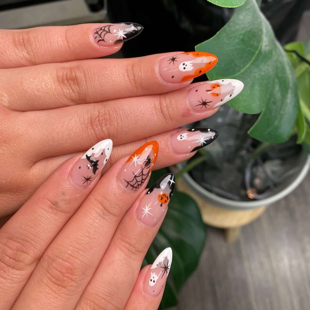 Playful Halloween Carnival Nails