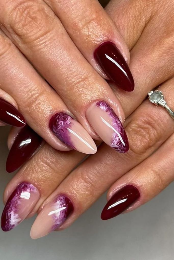Plum Marble Luxury