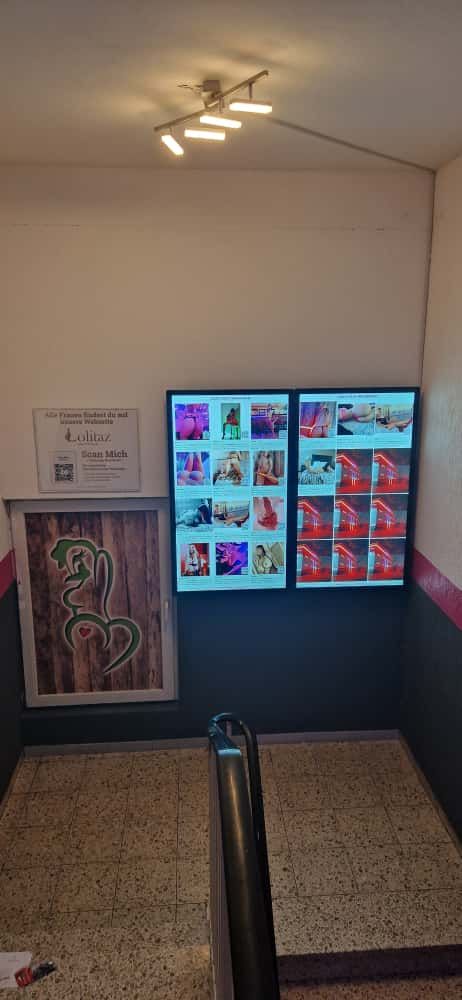 Live-Monitor am Eingang