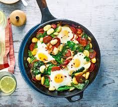 Healthy Breakfast Bowl with Eggs
