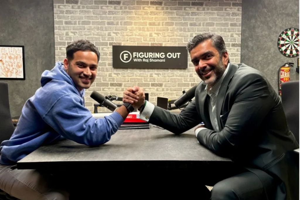 Avi Arya featured on Figuring Out with Raj Shamani podcast
