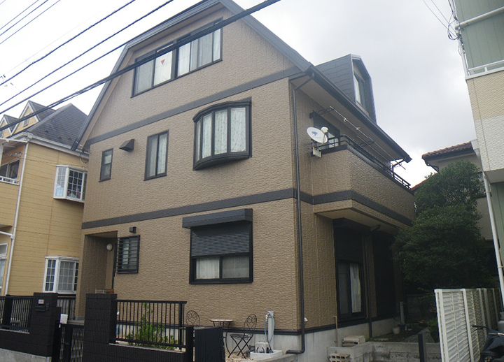 一戸建て外壁塗装 施工後