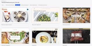 restaurant site web