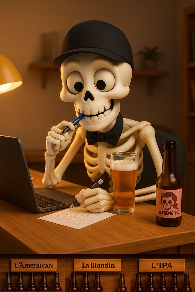 Notre brasseur BACK to BASIC au travail avec La Frenchie