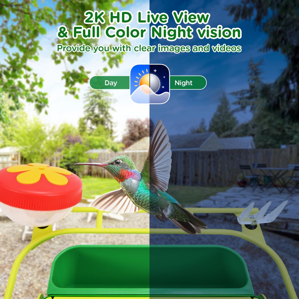 2K HD Camera with Night Vision