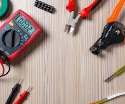 Ferramentas profissionais de eletricista
