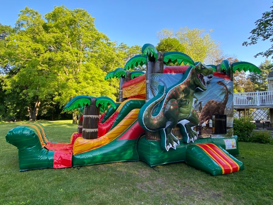 Giant Dinosaur Themed Combo Inflatable