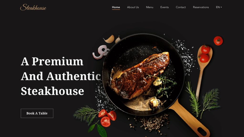 restaurant site web