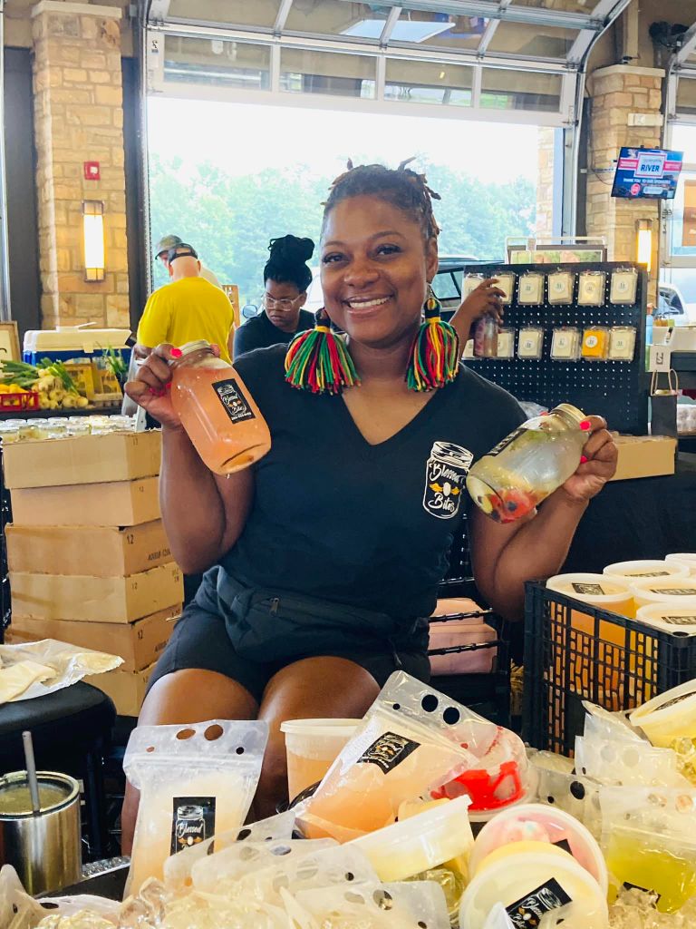 Dri Williams at Farmers Market