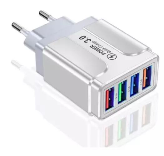 Chargeur Rapide Universel USB 4 Ports Quick Charge 3.0