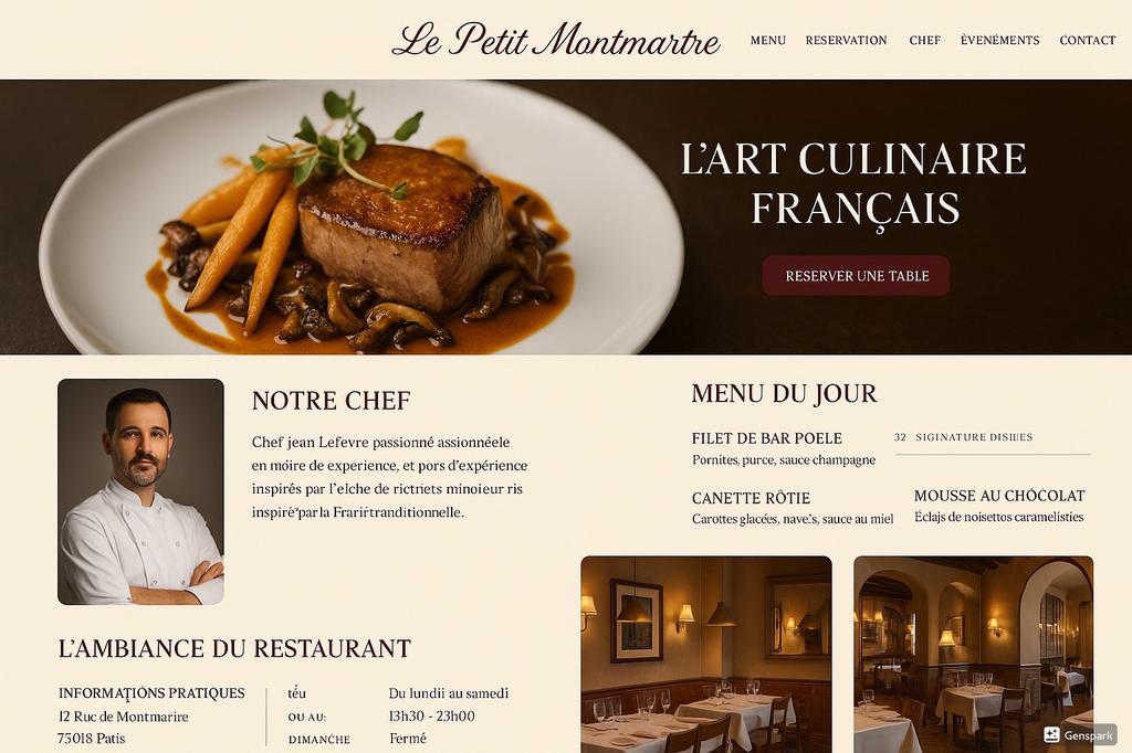 Le Petit Montmartre - Restaurant gastronomique