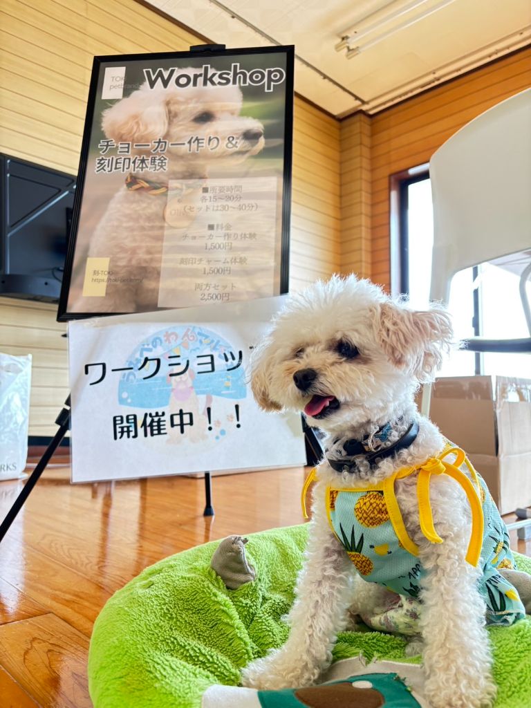 ワークショップの看板