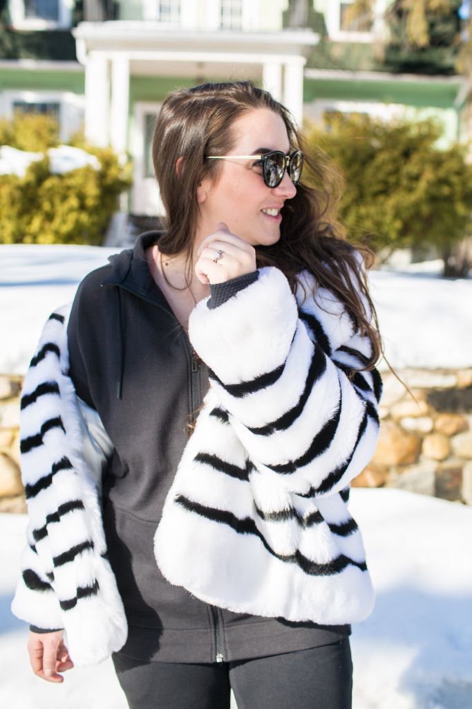 Striped Fur Athleisure