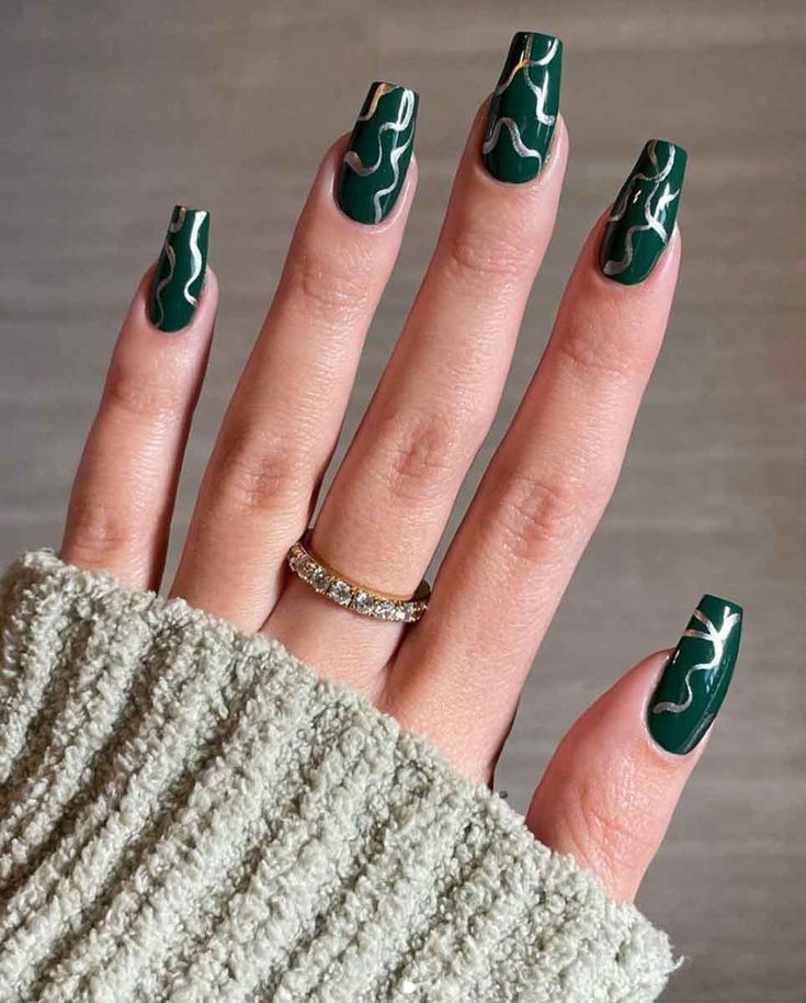 Emerald Green Waves