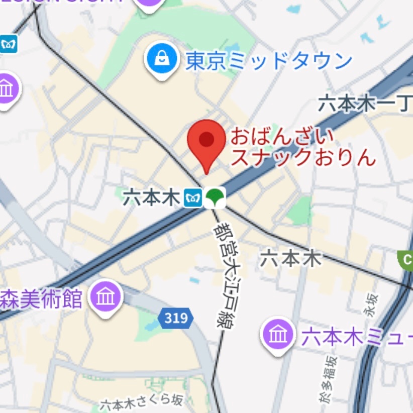 おばんざいスナック おりん の地図