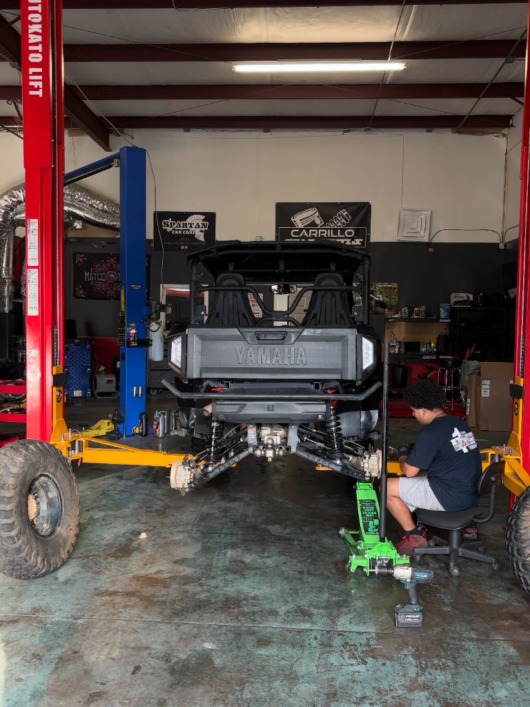Yamaha UTV Suspension Work