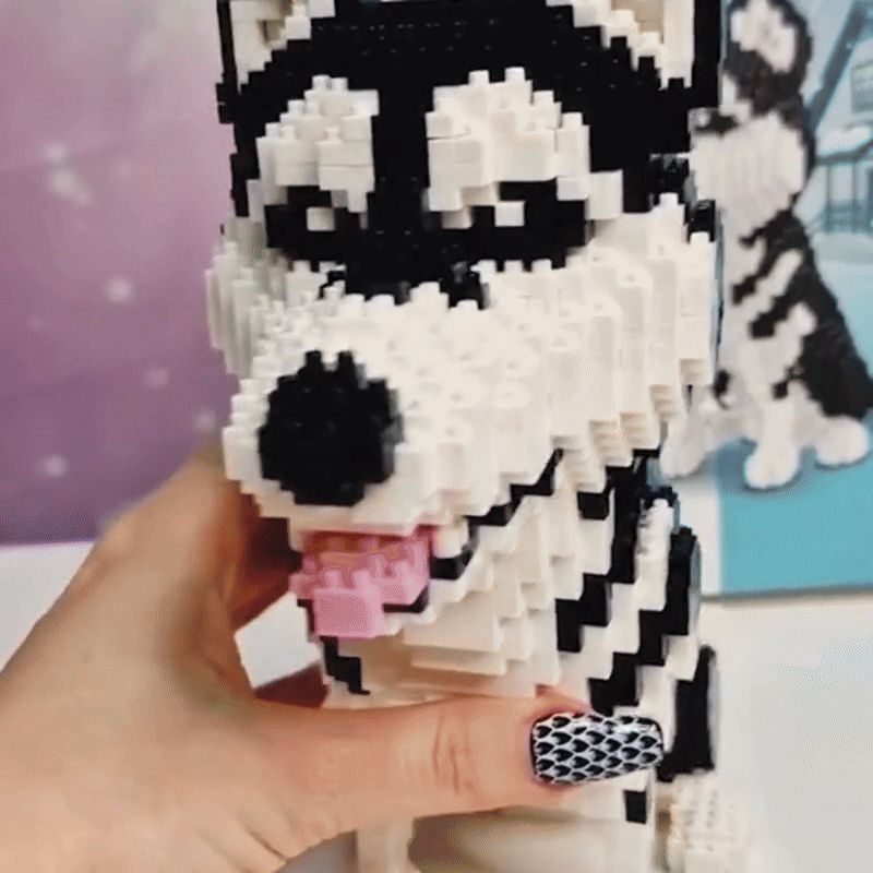 Modèle Husky 3D assemblé