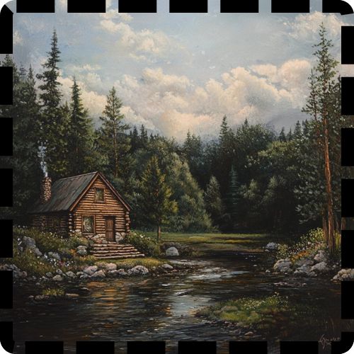 Stained glass style art