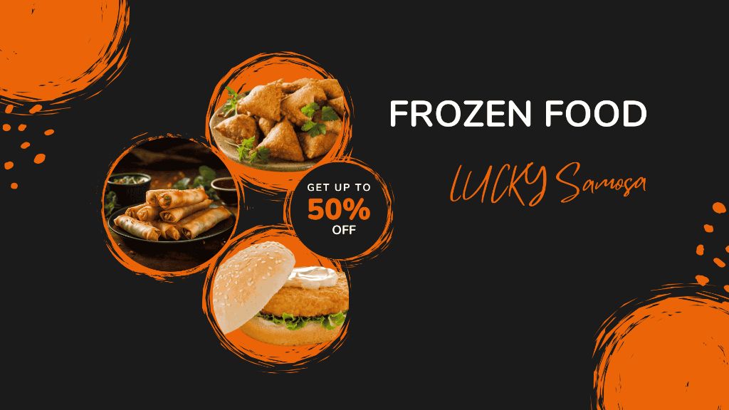 Lucky Samosa - Fresh Frozen Food Hero Banner 1