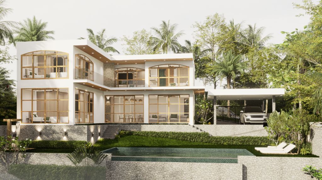 Villa 4 chambres avec piscine