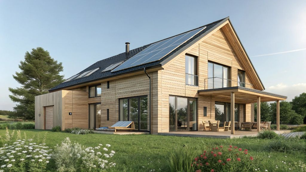 Isolation écologique maison autonome