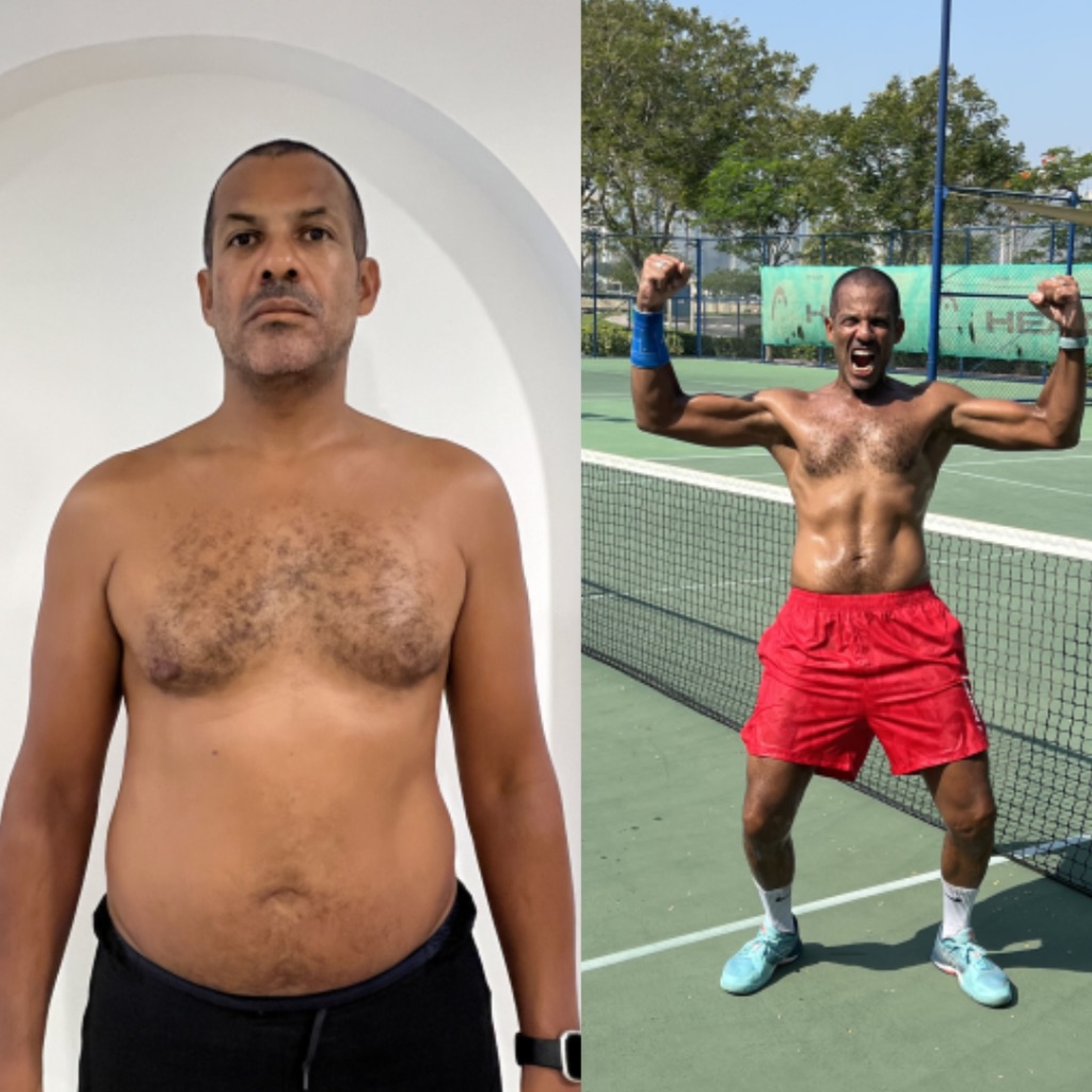 38 lbs weight loss transformation