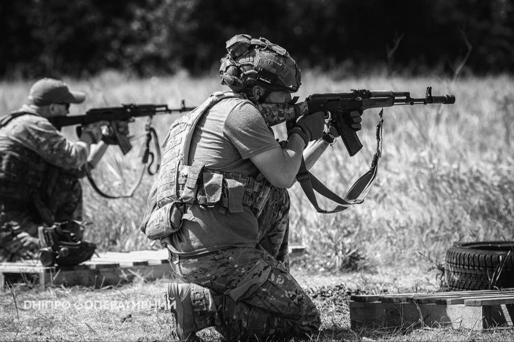 Бійці 128 бригади на навчаннях